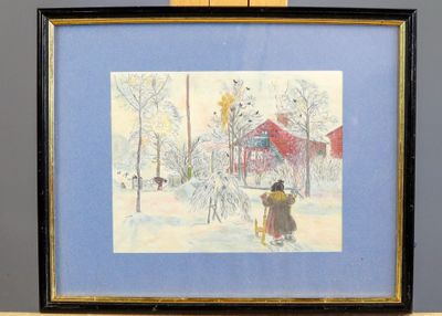 Ecole du XXème siècle, dans l'esprit de Carl LARSSON