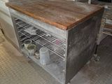 an image of a kitchen with a wooden counter top