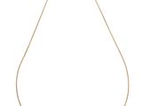 un collier en or orné de pierres multicolores montées sur une chaîne