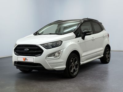 a white ford eco - pace is parked in a white room