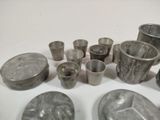 a lot of metal items that are sitting on a table