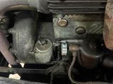 a close up view of the engine of a truck