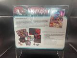 the back of a box with a picture of a game on it
