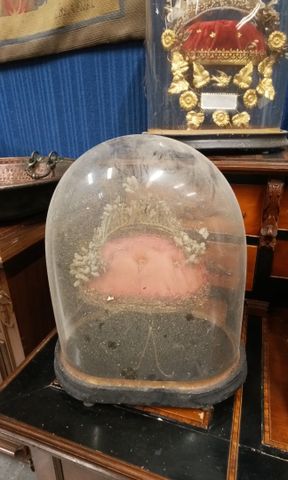Globe de mariée avec porte-couronne