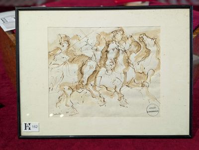 HAGONDOKOFF Constantin (1934-2023) - Encre et aquarelle sur … - Photo 1