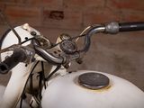a close up of the handlebars on a motorcycle