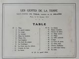 an image of a table with a list of items on it