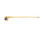 an image of a gold stick with a blue stone on it