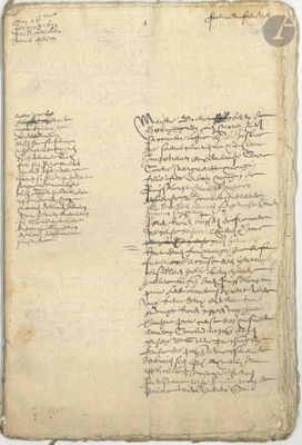 PISSELOUP (Haute-Marne). 10 documents manuscrits, XVIe-XVIII…
