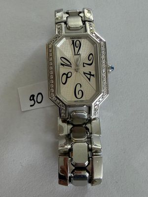 Montre en acier, signée - REPOSSI - R.