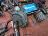 a lot of tools that are on the floor