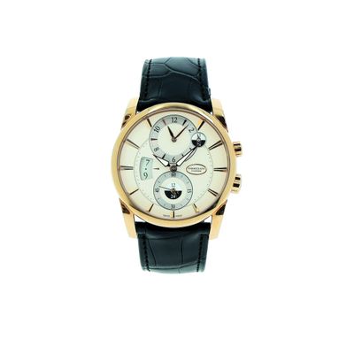 une image d'un gros plan d'une montre-bracelet sur un fond blanc