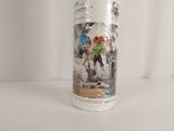 a roll of tissue that has a picture of the avengers on it