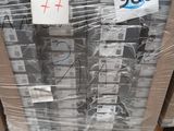 a lot of boxes that are sitting on a pallet