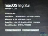 an image of a close up of a computer screen with the macos big sur logo