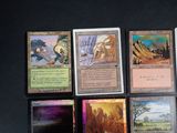 a lot of cards that are on the table