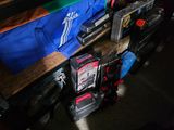 a lot of tools that are sitting on the floor