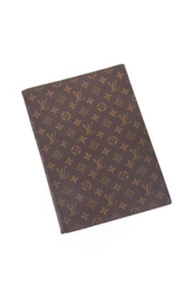 Louis VUITTON - Ecritoire "couverture bloc" en toile monogra…