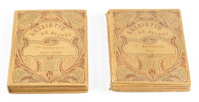 paire d'ex-libris français anciens datant de la première moitié du XXe siècle