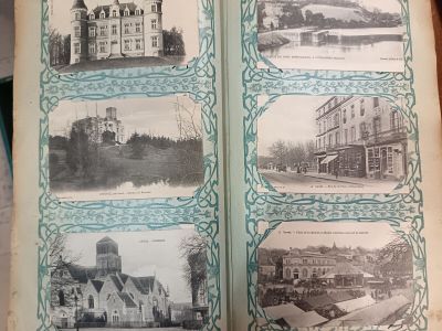 Album de cartes postales diverses