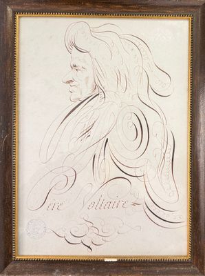 VOLTAIRE. Museo. Impression sur papier.