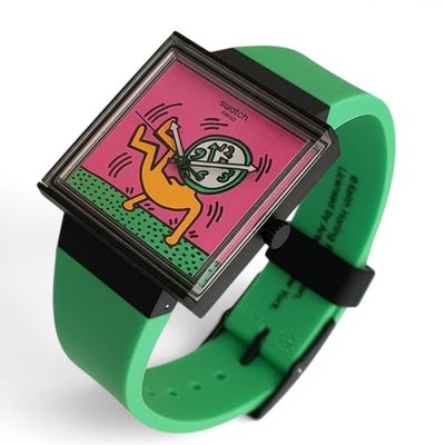 une image représentant une montre-bracelet sur laquelle figure un personnage de dessin animé