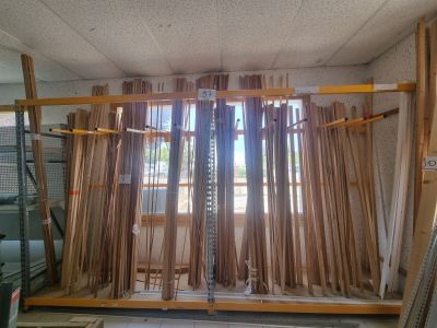 a picture of a room that has a lot of wood in it