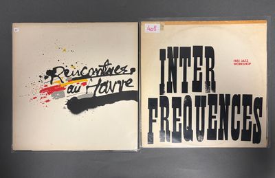 Free Jazz. Lot de 2 disques vinyles 33T comprenant :