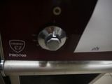 a close up view of a oven with the door open