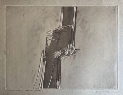 un dessin en noir et blanc représentant un avion au sol