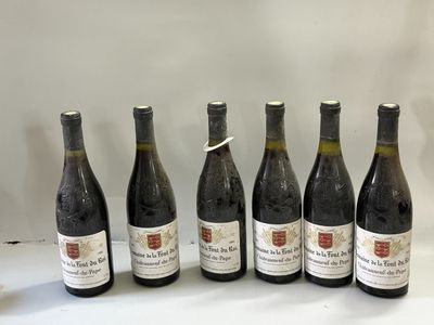 6 bouteilles CDP 1990 Domaine de la Font du Roi