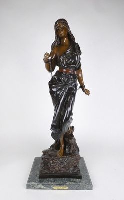 Sculpture: Bronze patine brune -Prise de Corsaire- d'après *…