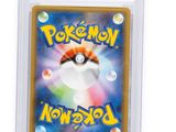 a close up of a card with a pokemon character on it