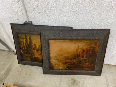 *** LOT *** Réunion de tableaux dessins et reproductions - Photo 1