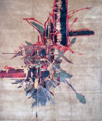 une image représentant une peinture d'une croix accrochée au mur