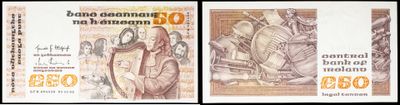 three different pictures of a bank note with a picture of a man and a woman