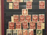 a picture of a display of stamps on the wall