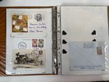 a binder with a picture of a horse drawn carriage on it