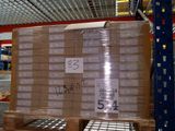 a pallet full of boxes in a warehouse