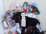 many different types of underwear on the floor