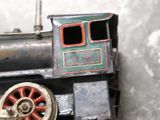 a toy train that is sitting on top of a table