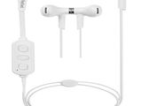 an image of a pair of earphones connected to a charger