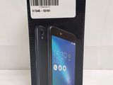 the back of a black box with a black phone inside of it