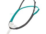 an image of a pair of ear buds attached to a lanyard