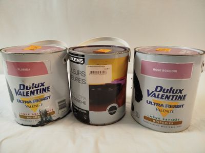 Lot de 3 - DULUX VALENTINE ET LUXENS - Ce lot regroupe 2 pot…