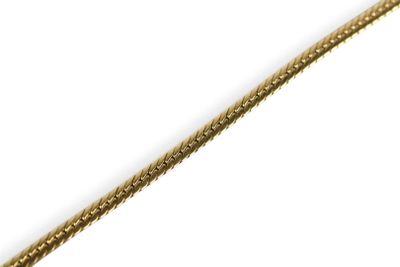 an image of a gold chain on a white background