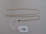 a close up of a tag on a chain with a tag attached to it