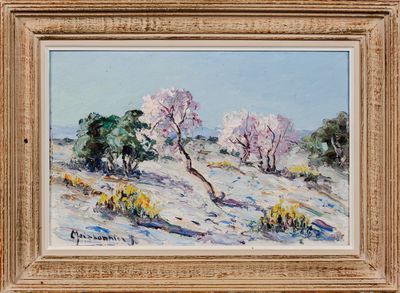 Joseph MEISSONNIER (1864-1943): Les arbres en fleur. - Photo 1