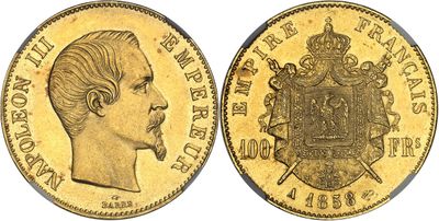 an image of a gold sovereign coin with a crown on it