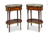 pair of louis xvi style side tables